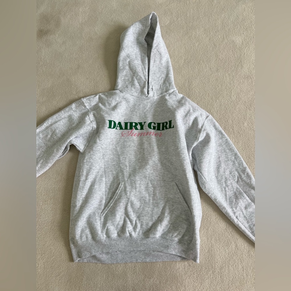 Paige Lorenze Dairy Boy: Dairy Girl Hoodie. Size Large.